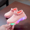 Lighting Lights Schnürsenkel Schuhe Jungen Kinder Mädchen Mann Sneakers Box Trainer gefrorene lange blinkende LED -Schuhe